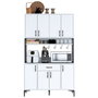 Hanah Home Armario Multiusos Blanco 120x198,6x40 cm